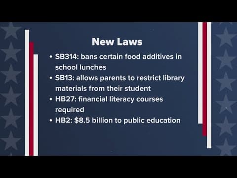 More than 800 laws take effect Monday across Texas