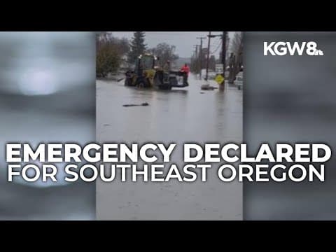 Emergency declared as floodwaters rescue efforts intensify in Southeast Oregon