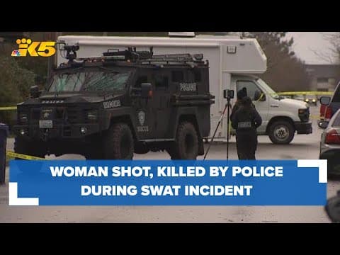 BREAKING: Tacoma police shoot and kill suspect during SWAT incident