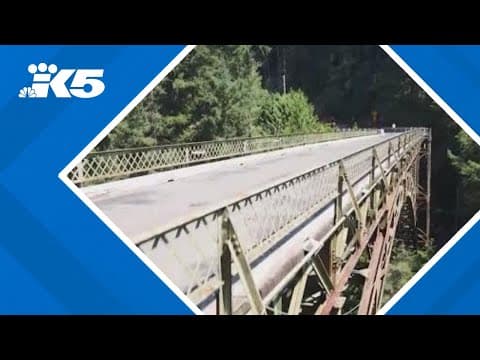 103-year-old bridge's closure isolates key areas of Mount Rainier National Park