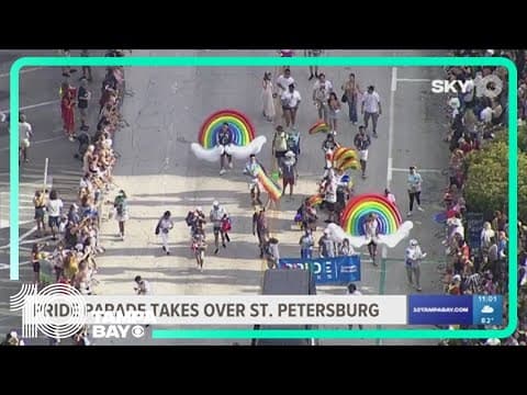 Pride parade takes over St. Petersburg