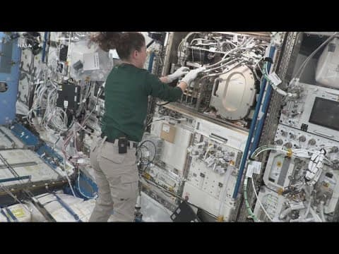 Astronaut returns after 6 months in space
