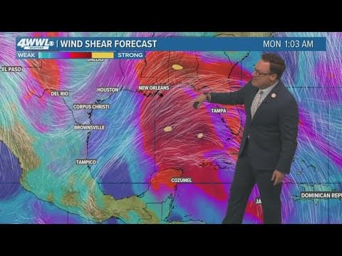 New Orleans Weather: Hot, humid this week...watching surge of tropical moisture heading our way