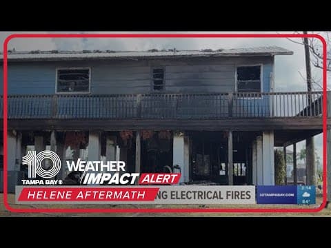 Power restorations to Florida homes causing electrical fires after Helene