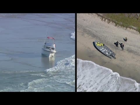 Two separate boats involved in human smuggling wash up on San Diego beaches