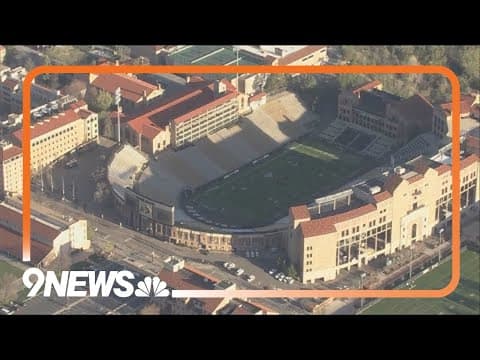 Folsom Field: Aerial view of the home of Deion Sanders' Colorado Buffaloes