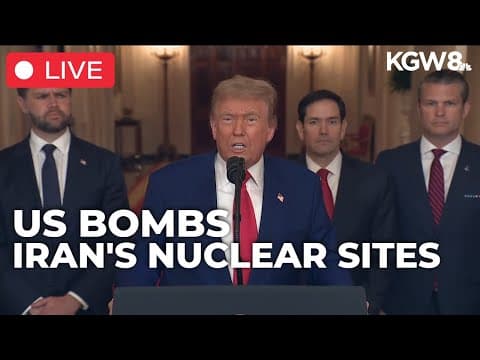 Trump: Iran's key nuclear sites were 'completely and fully obliterated' by US airstrikes