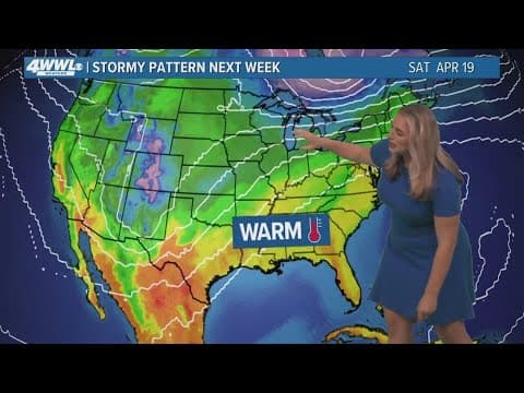 New Orleans Weather: Breezy and warm Easter weekend, most dry Easter Sunday