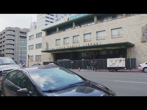 Old Downtown Central Library turned into homeless shelter still without power