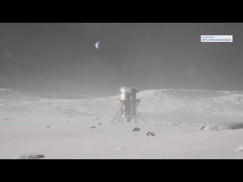 Private lander makes first US moon landing in more than 50 years