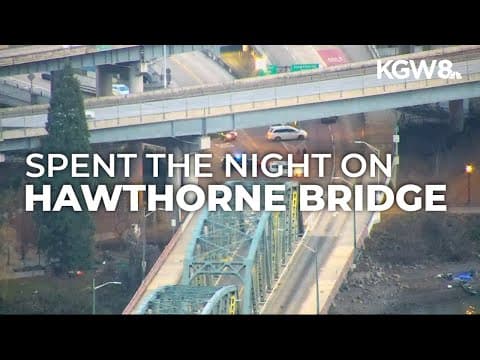 Man charged after climbing Hawthorne Bridge, causing nearly 17-hour closure