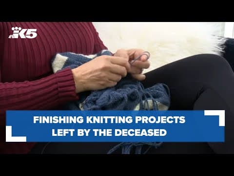 Finishing knitting projects left by the deceased