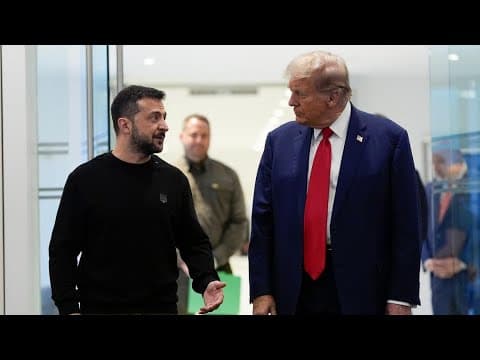 REPLAY: Donald Trump and Volodymyr Zelensky meet at the White House