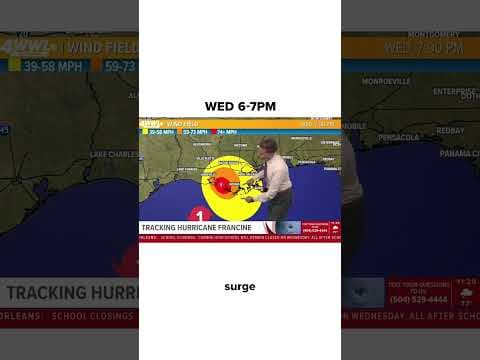 HURRICANE FRANCINE: What to Expect in the Next Few Hours
