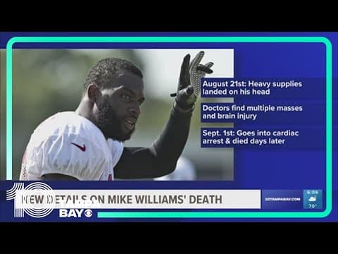 New details on former Bucs Mike Williams' death