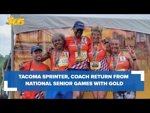 70-year-old Tacoma sprinter and coach return from National Senior Games with gold