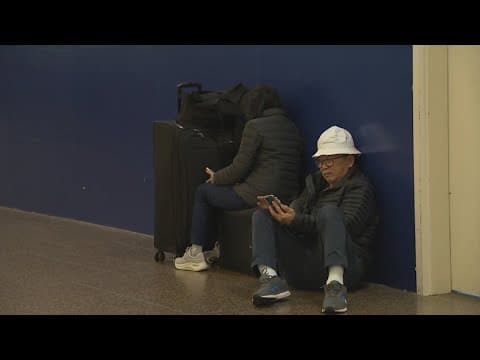 A major airport is catching up after a possible cyber attack