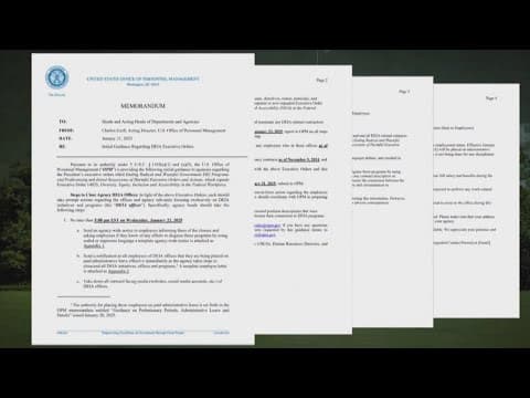 President Trump puts federal DEI employees on leave