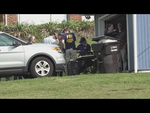 FBI seen raiding home in Powell