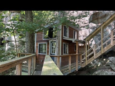 Chuck's Big Adventure in Kentucky: Cabins on the cliffs and in the trees