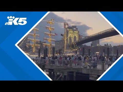 2 dead after Mexican naval ship hits Brooklyn Bridge