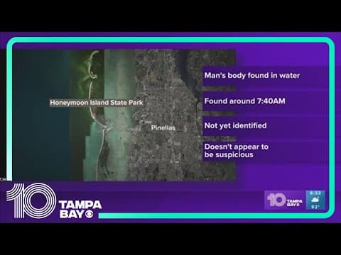 Man's body found at Honeymoon Island State Park