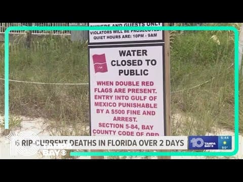 Things to know about dangerous rip currents and how swimmers caught in one can escape