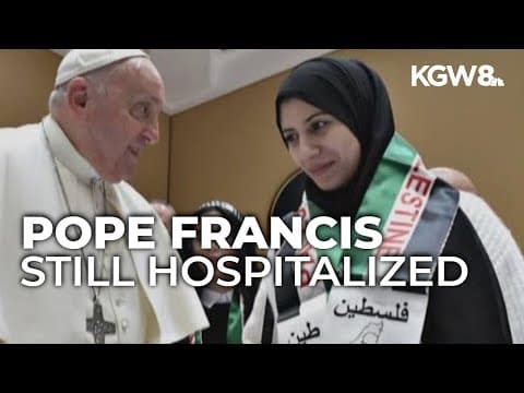 Pope Francis health update: Pope working from hospital room after pneumonia diagnosis