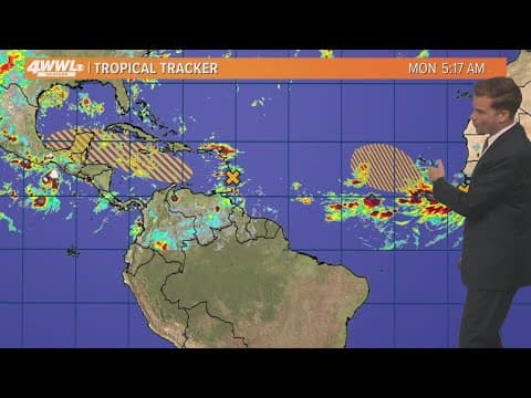 Monday 5am Tropical Update: NHC tracking three areas for development