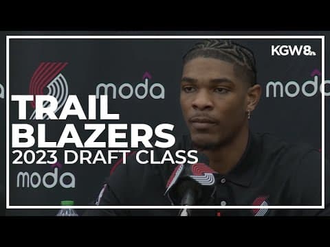 Trail Blazers introduce rookies Scoot Henderson, Kris Murray, Rayan Rupert | Full press conference