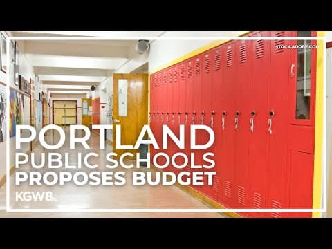 Portland Public Schools lays out proposed budget during board meeting
