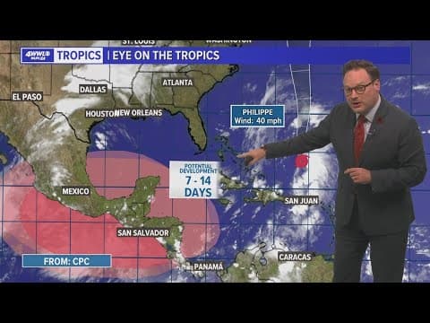 Wednesday night tropical update: no threats in the Gulf but could bring showers