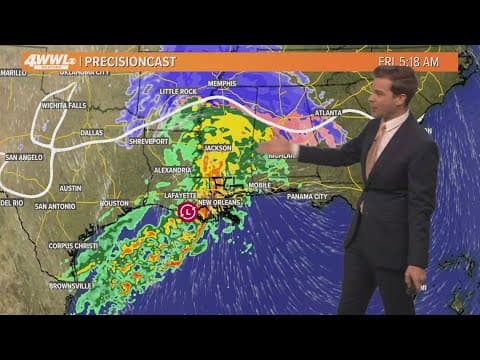 New Orleans Forecast: Heavy showers return as cold air sticks around