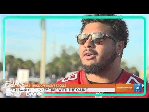 "Turkey Time with the O-Line" Bucs event gave away 1,000+ Thanksgiving turkeys