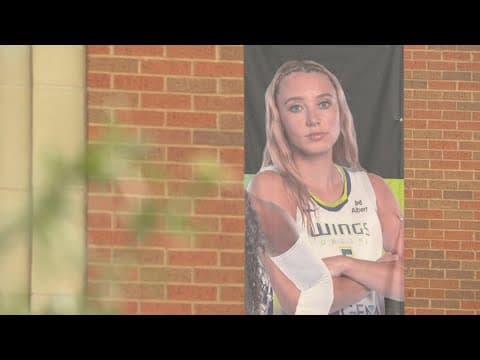 Dallas Wings fans show out for Paige Bueckers' first official game