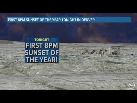 Denver ready for first 8 p.m. sunset of 2024