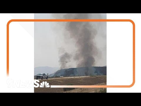 Brush fire smoke closes Interstate 70 near Rifle