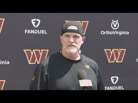 Commanders Head Coach Dan Quinn talks WUSA9 partnership, what fans can expect