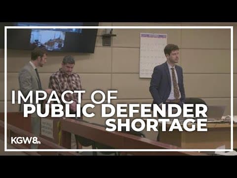 Oregon’s public defender shortage means these kinds of cases are being dismissed