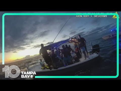 13 boaters rescued by HCSO after being hit by wave; several injuries reported