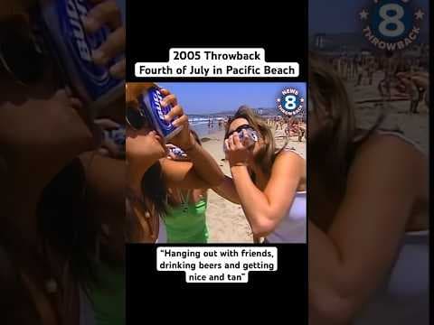 The festivities were in full effect in 2005 during the Fourth of July celebrations in Pacific Beach