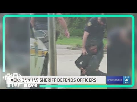 Jacksonville sheriff says body camera video shows officers were justified in beating suspect