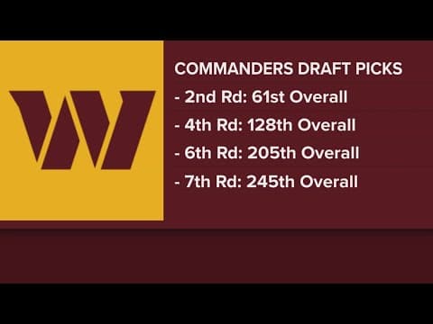 Commanders select Josh Conerly Jr. as the new offensive tackle