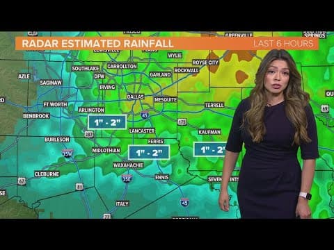 DFW Weather: Heavy rain continues after weeks of storms