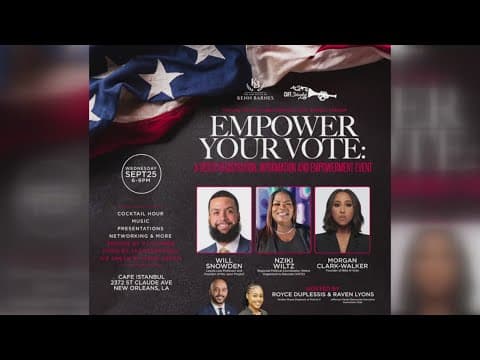 Sen. Royce Duplessis hosting voter registration event in New Orleans