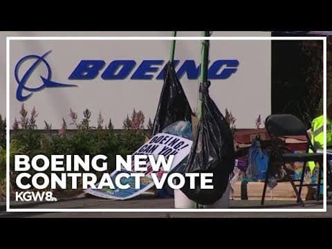 Boeing machinists to vote on new contract offer Monday