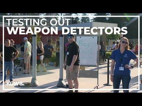 Portland Public Schools tests weapon detection system at McDaniel football game