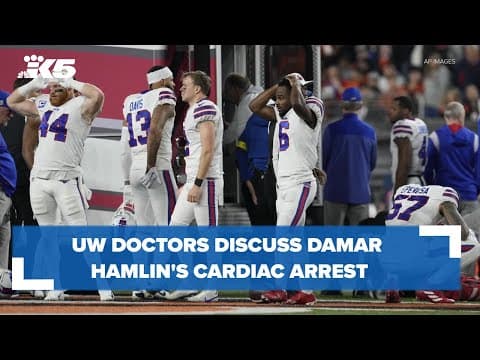 University of Washington Doctors discuss Damar Hamlin's cardiac arrest