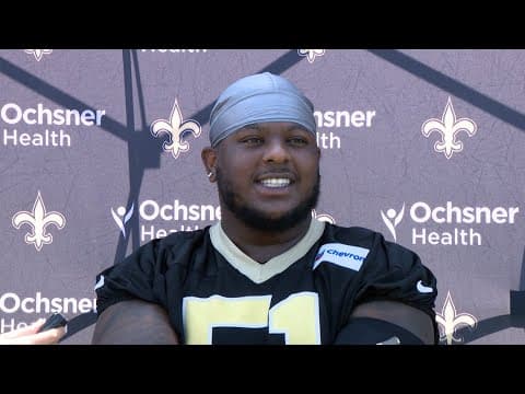 OL Cesar Ruiz on intensity shown during start of Saints training camp in Cali