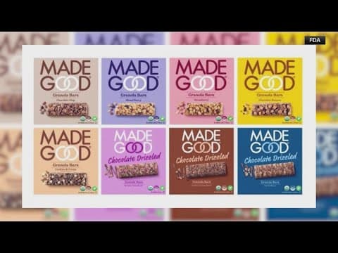 2 million cases of granola bars recalled